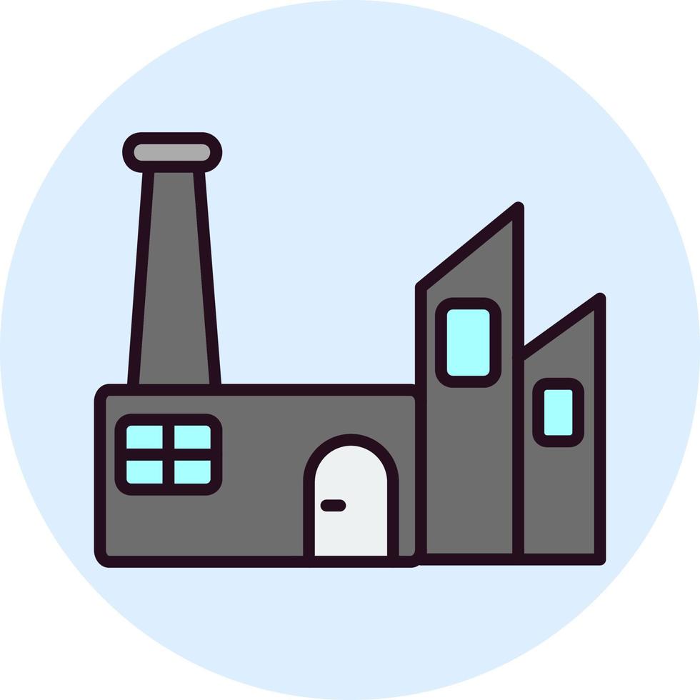 Sustainable factory Vector Icon