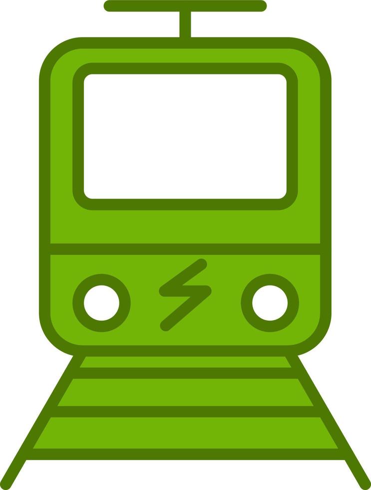 Electrictrain Vector Icon