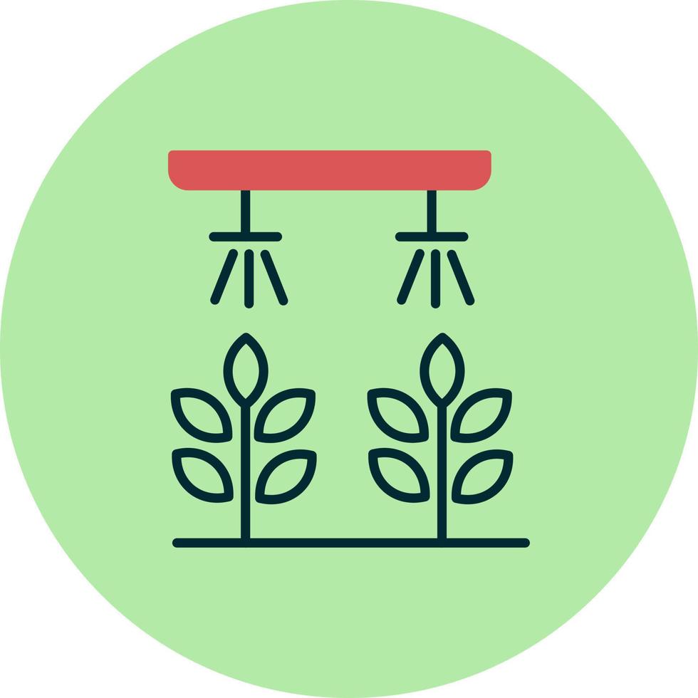 Hydroponic gardening Vector Icon