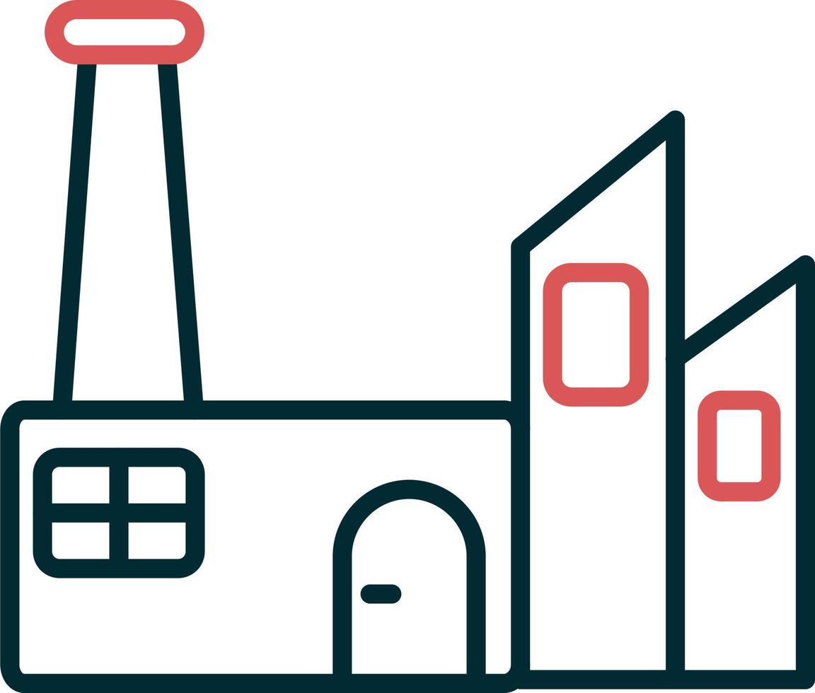 Sustainable factory Vector Icon