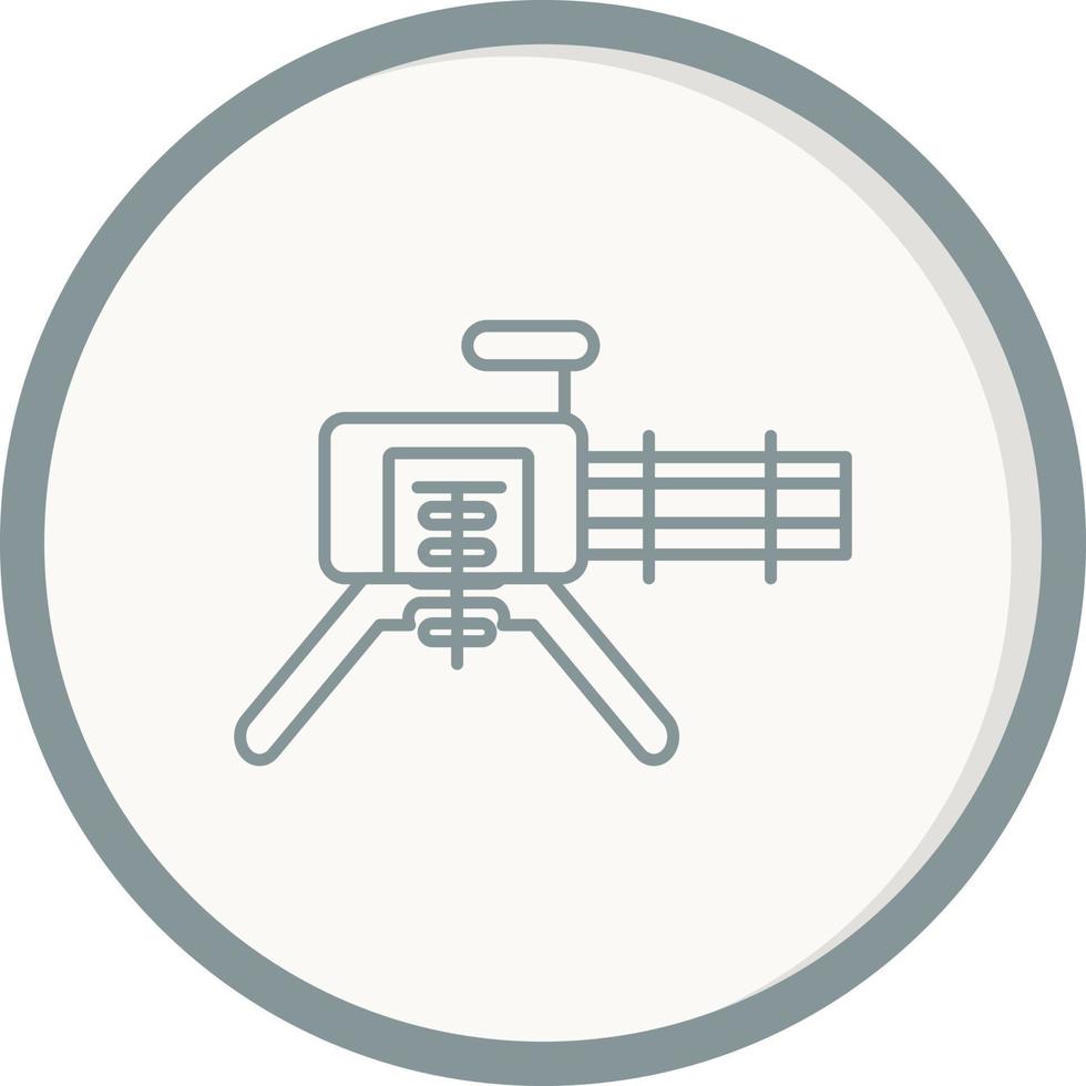 Machine Gun Vector Icon