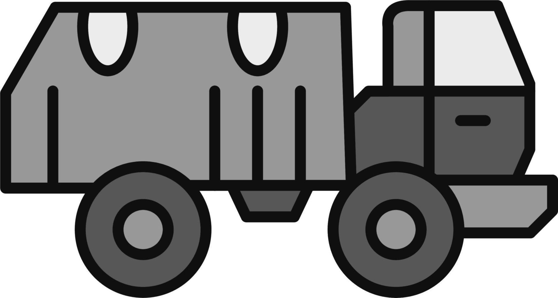 Military Truck Vector Icon