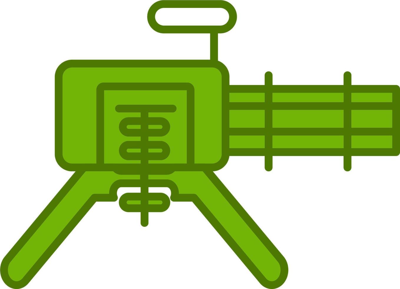 Machine Gun Vector Icon