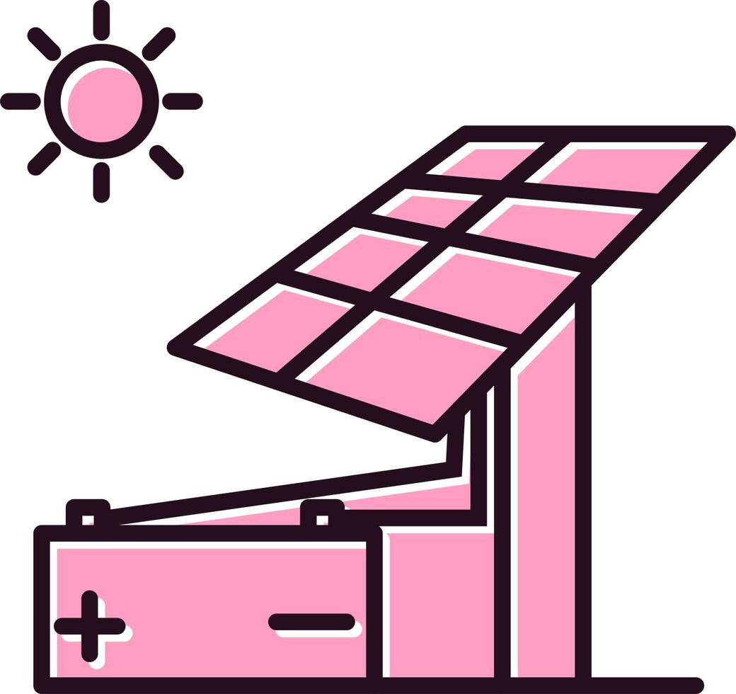 Solar energy Vector Icon