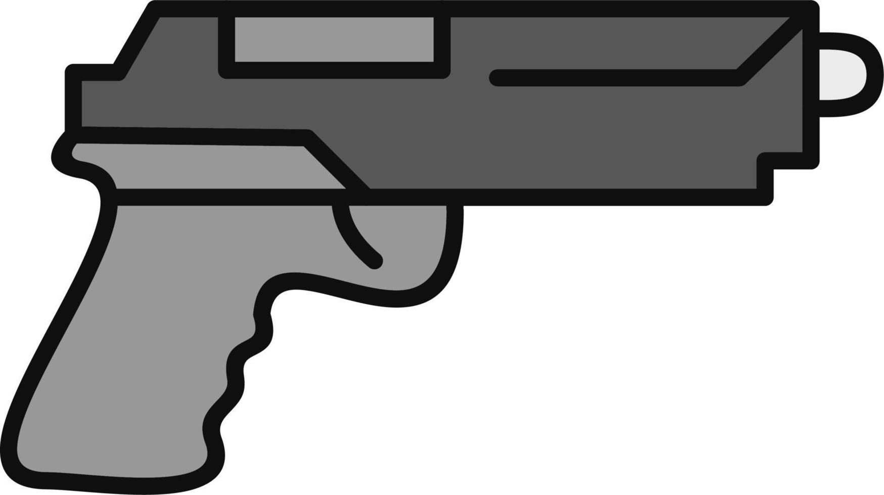 icono de vector de pistola de mano