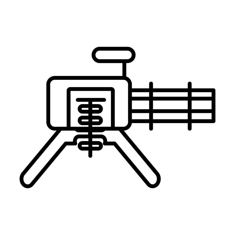 Machine Gun Vector Icon