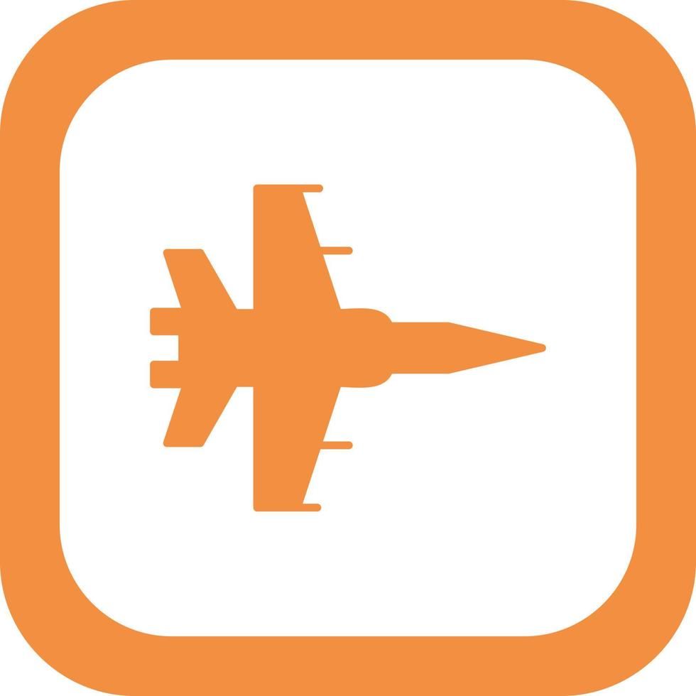 Fighter Jet Vector Icon