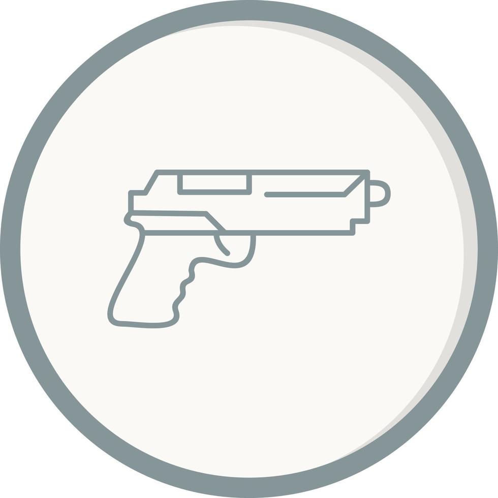 Hand Gun Vector Icon