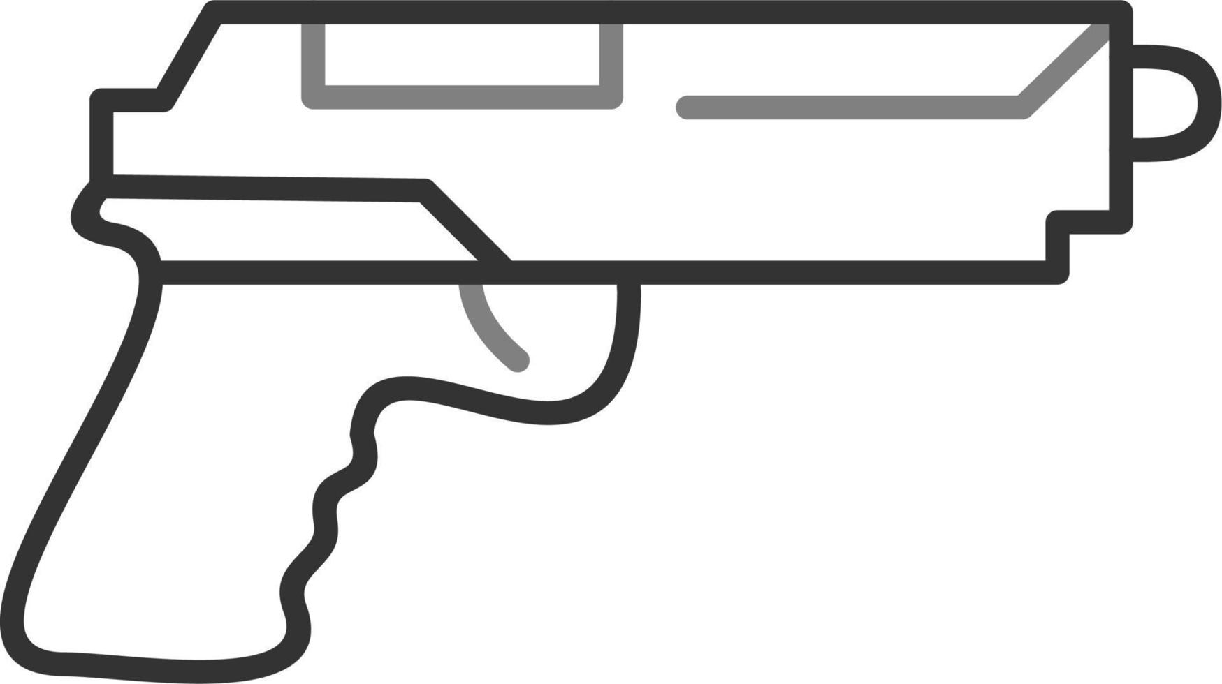 Hand Gun Vector Icon