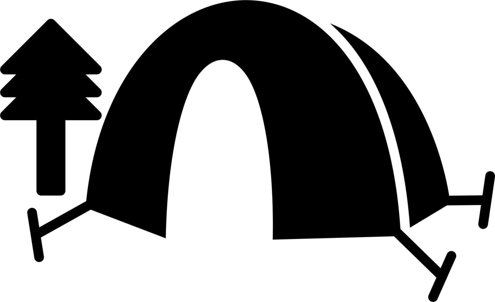 Tent Vector Icon