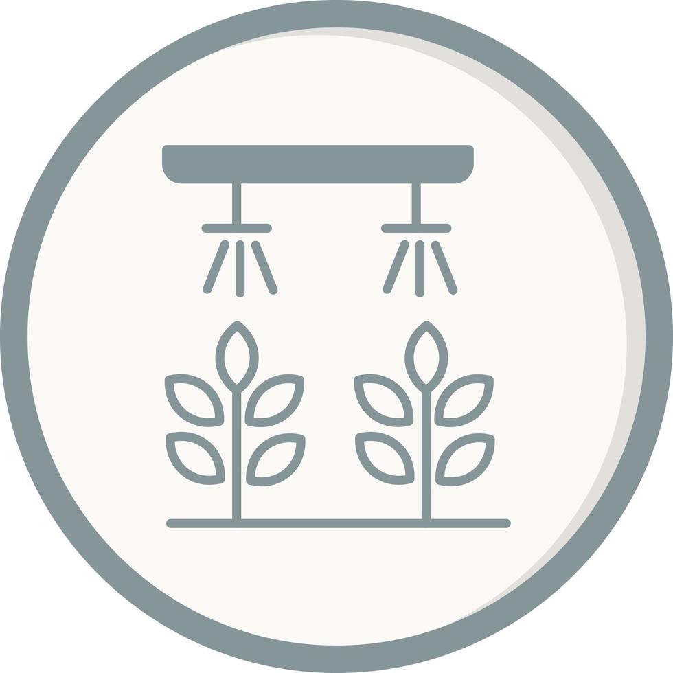 Hydroponic gardening Vector Icon