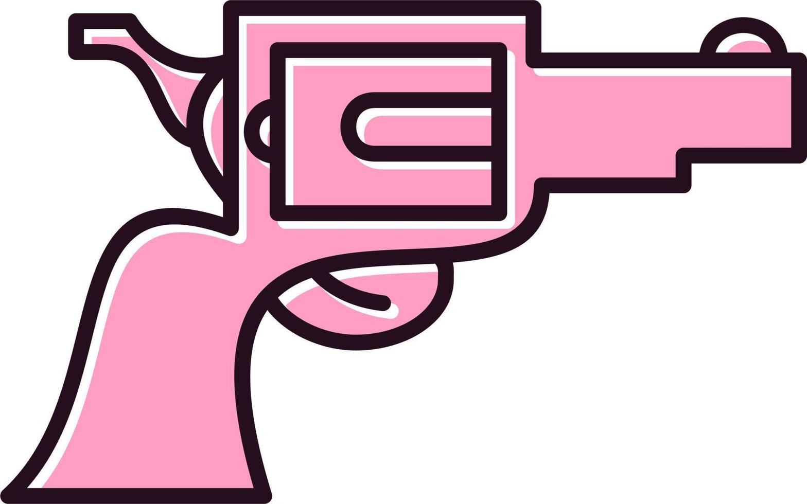 icono de vector de pistola