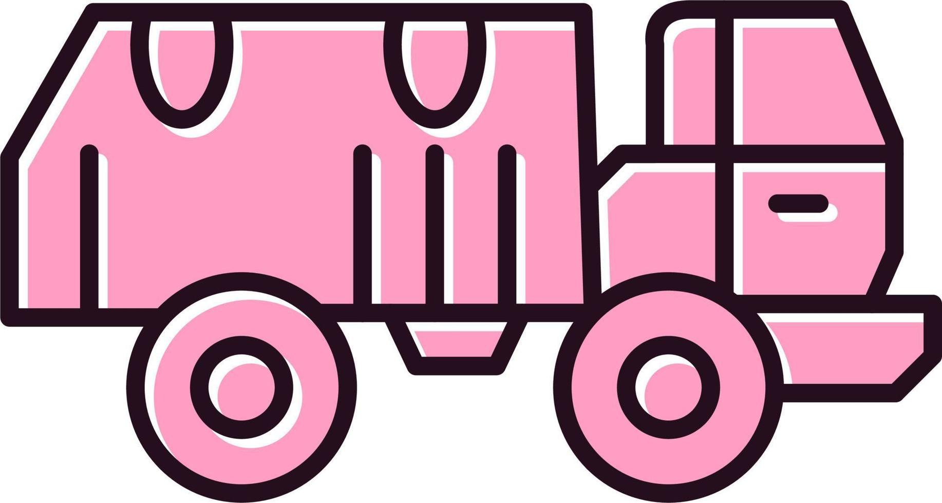 Military Truck Vector Icon