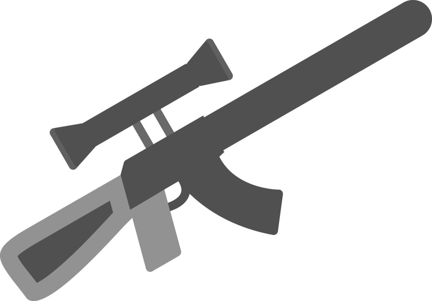 icono de vector de rifle de francotirador