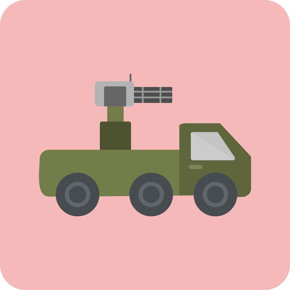 Armored Vehicle Vector Icon