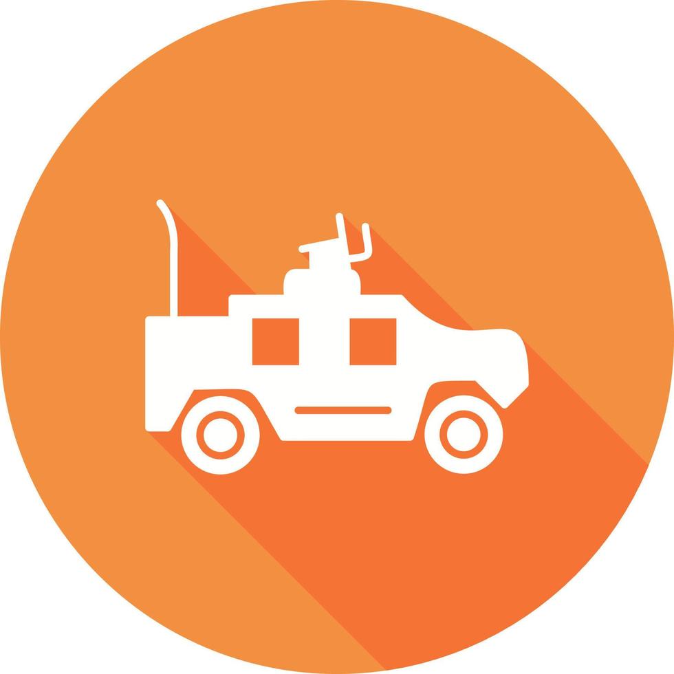 Military Vehicle Vector Icon