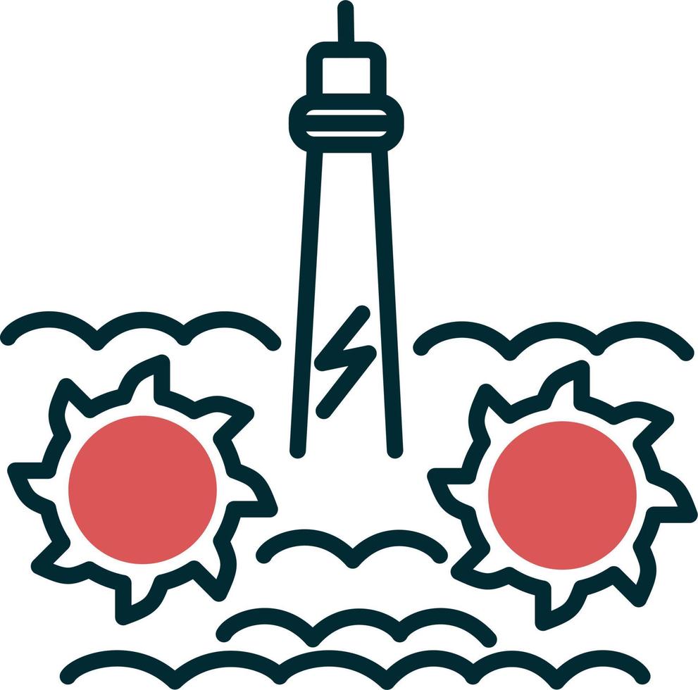 Hydropower Vector Icon