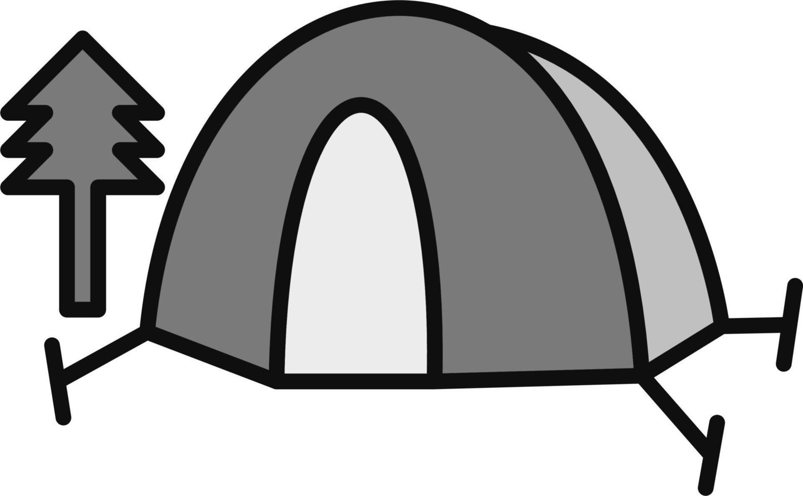 Tent Vector Icon