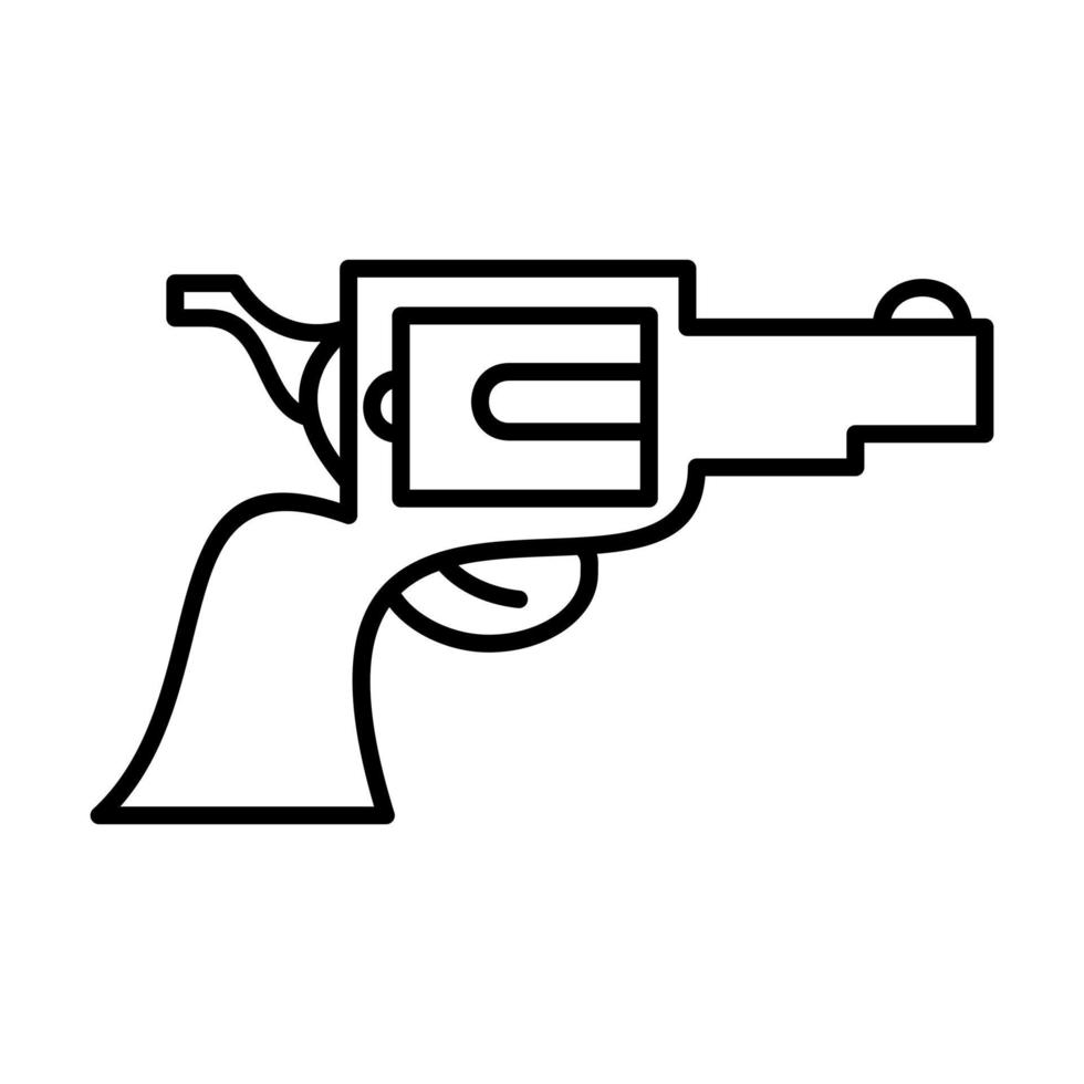 icono de vector de pistola