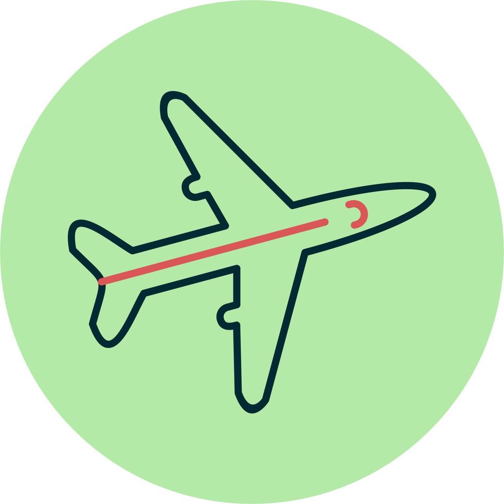 icono de vector de avión