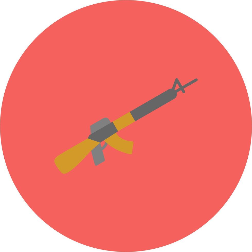 Assault Rifle Vector Icon
