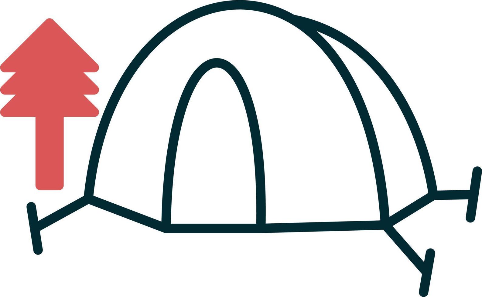 Tent Vector Icon