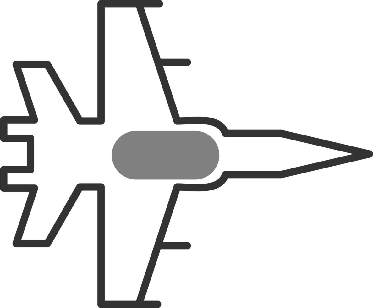 Fighter Jet Vector Icon