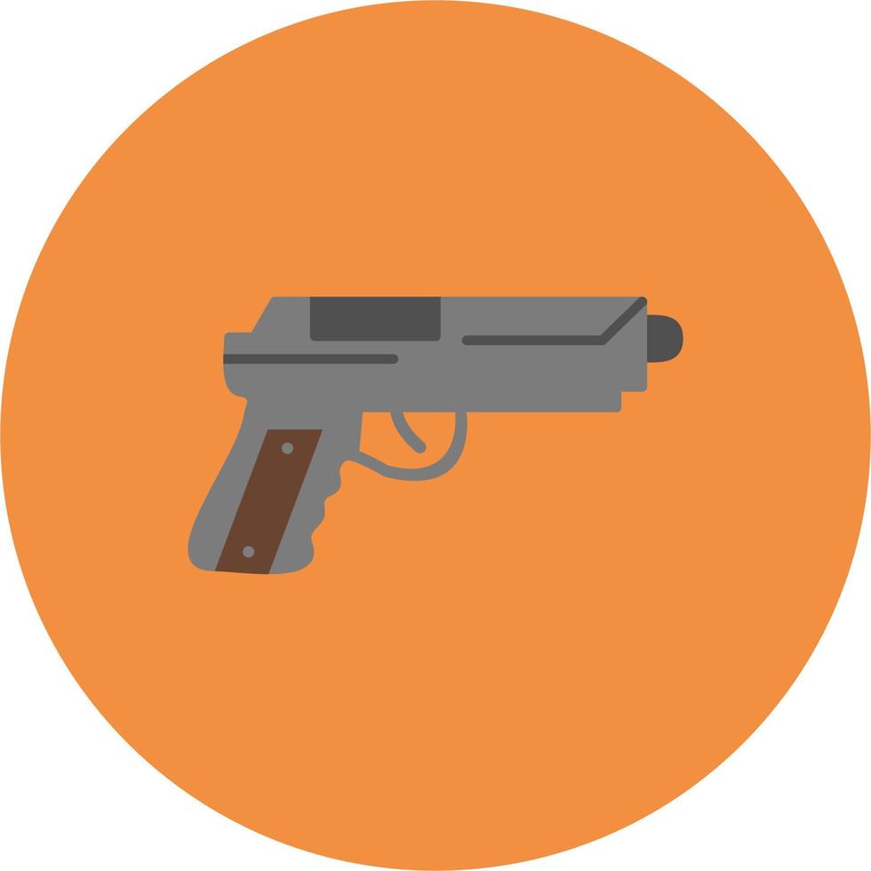 icono de vector de pistola de mano