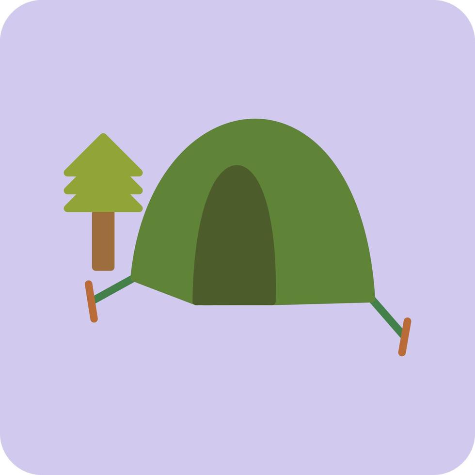 Tent Vector Icon