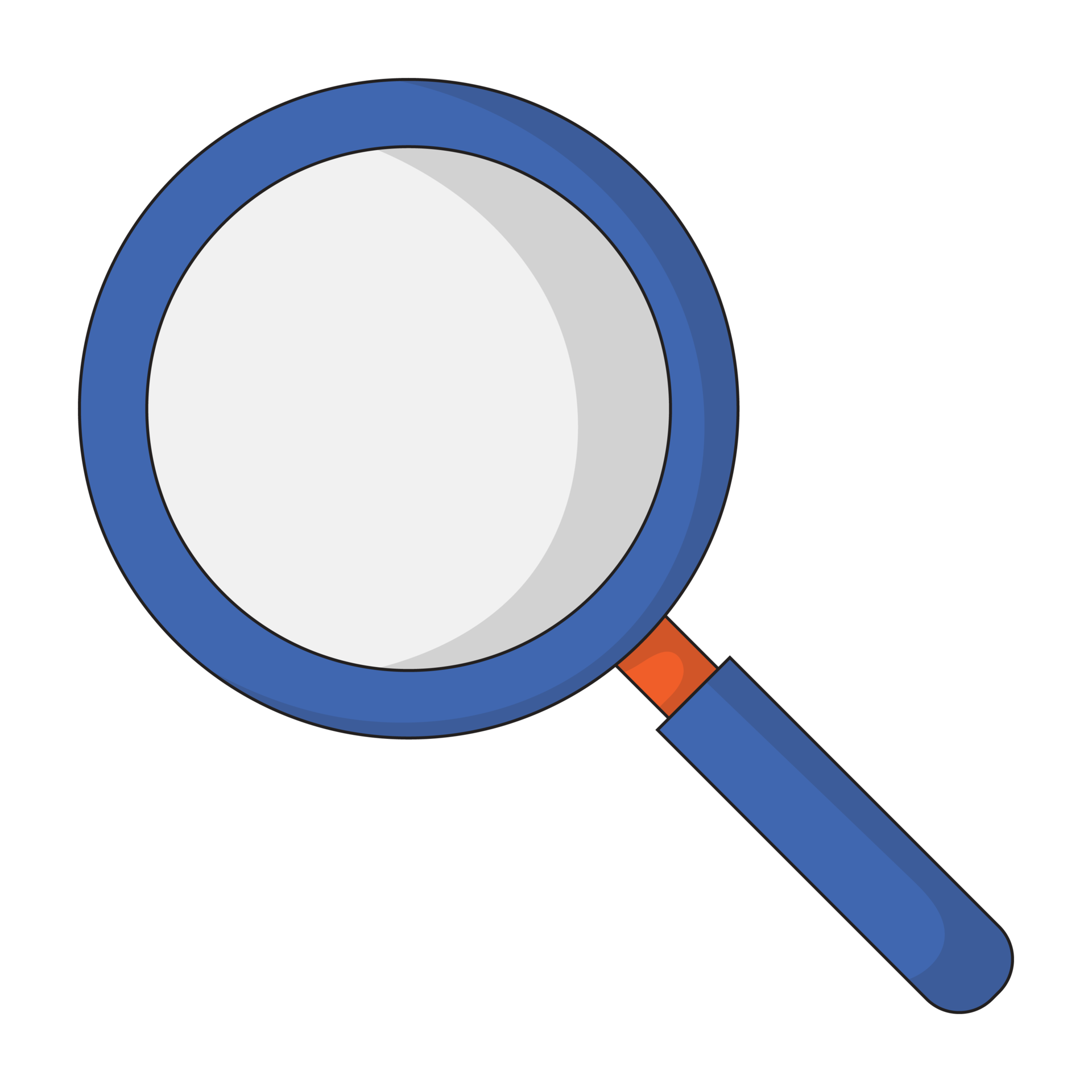 Search, magnifying glass icon. 18817108 PNG