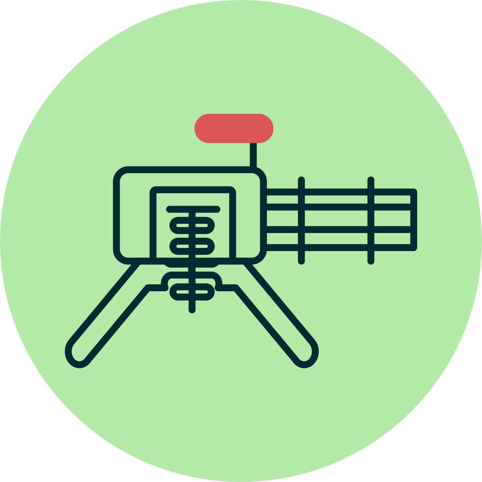 Machine Gun Vector Icon