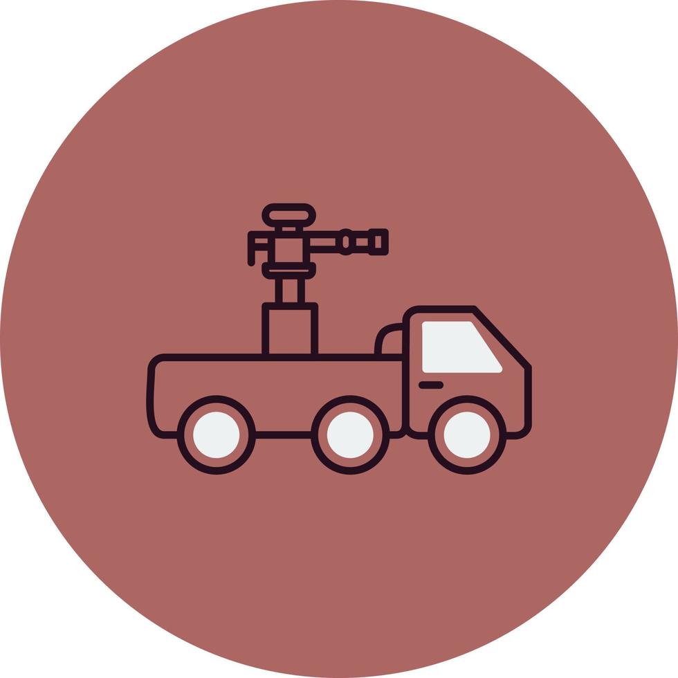 Armored Vehicle Vector Icon