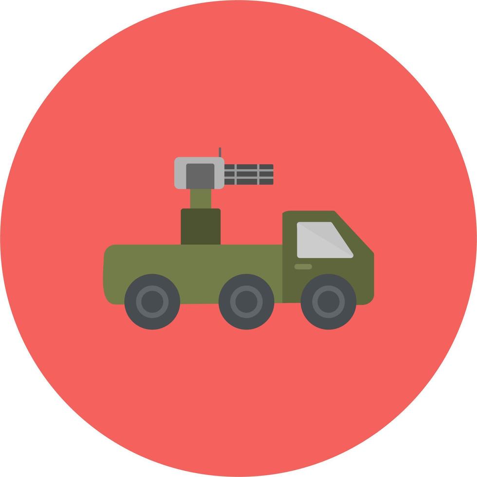 Armored Vehicle Vector Icon