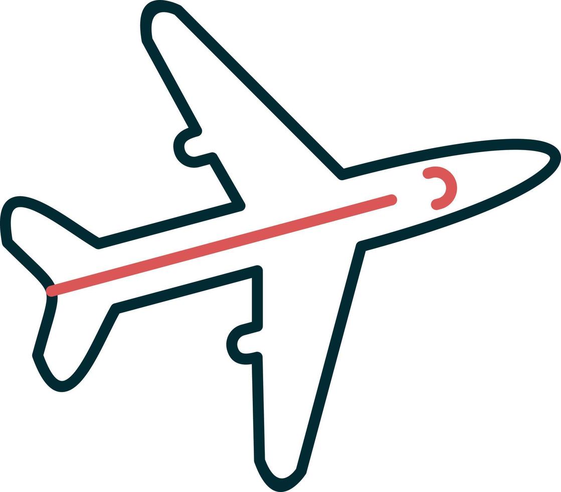 Aeroplane Vector Icon
