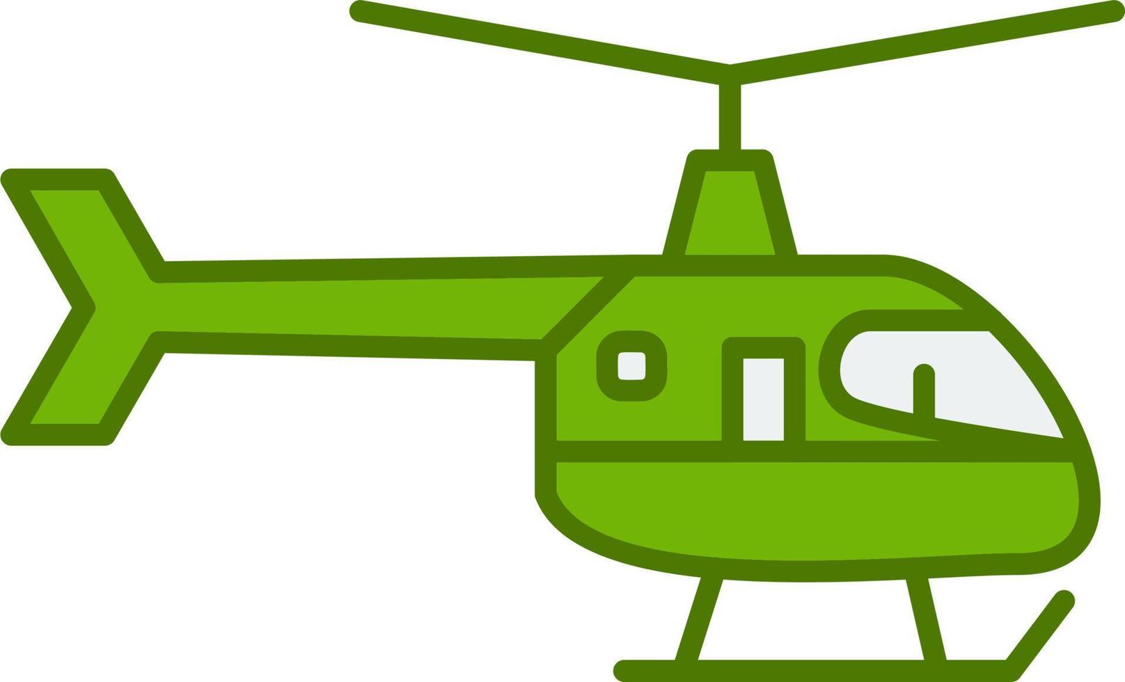 icono de vector de helicóptero