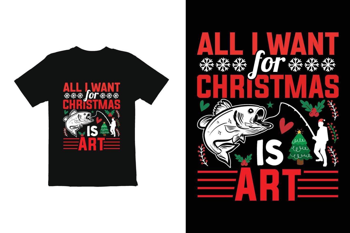 free Christmas t shirt design vector eps file