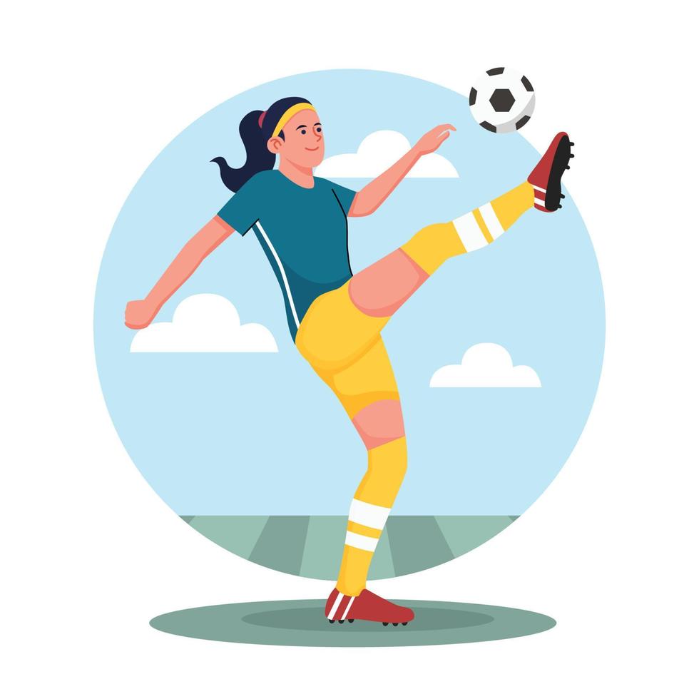 futbolista vector