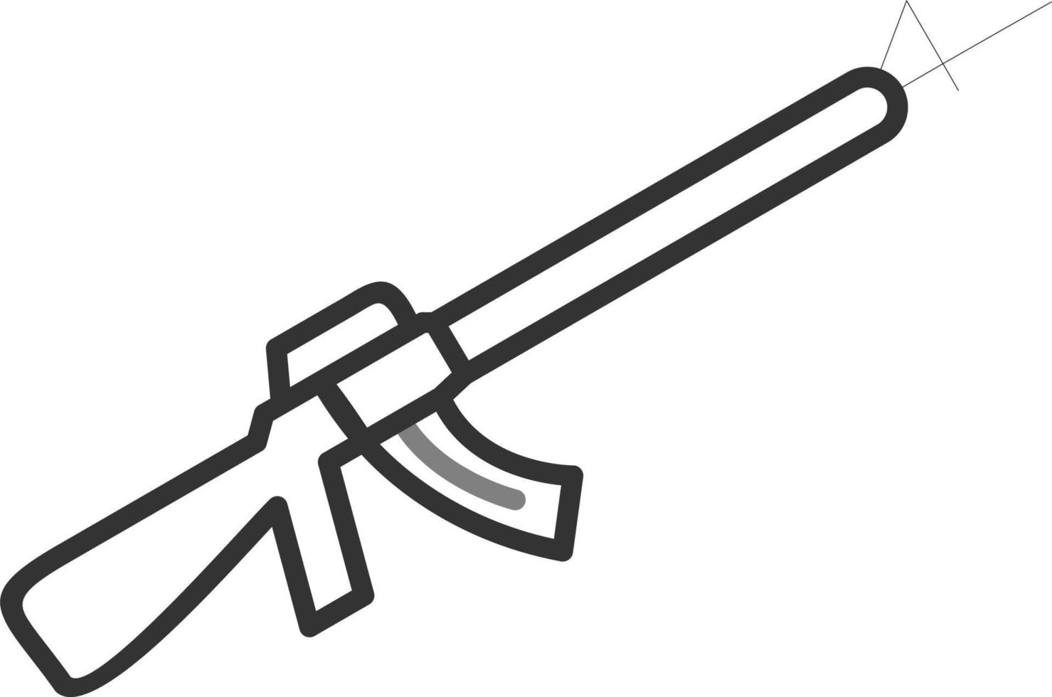 Assault Rifle Vector Icon