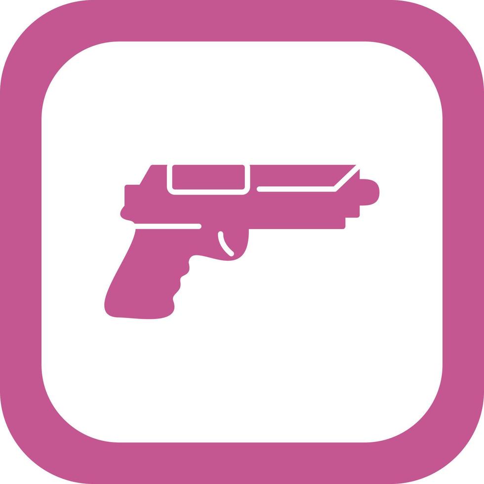 Hand Gun Vector Icon