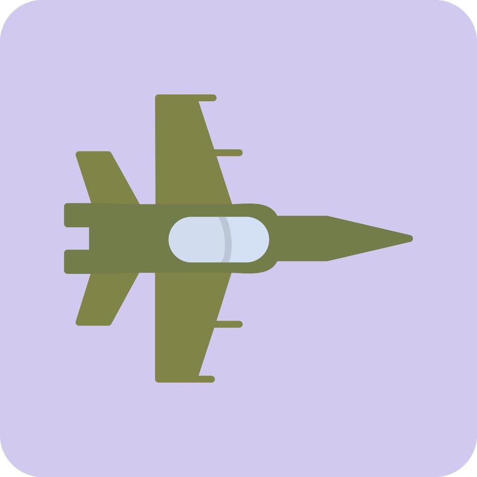 Fighter Jet Vector Icon