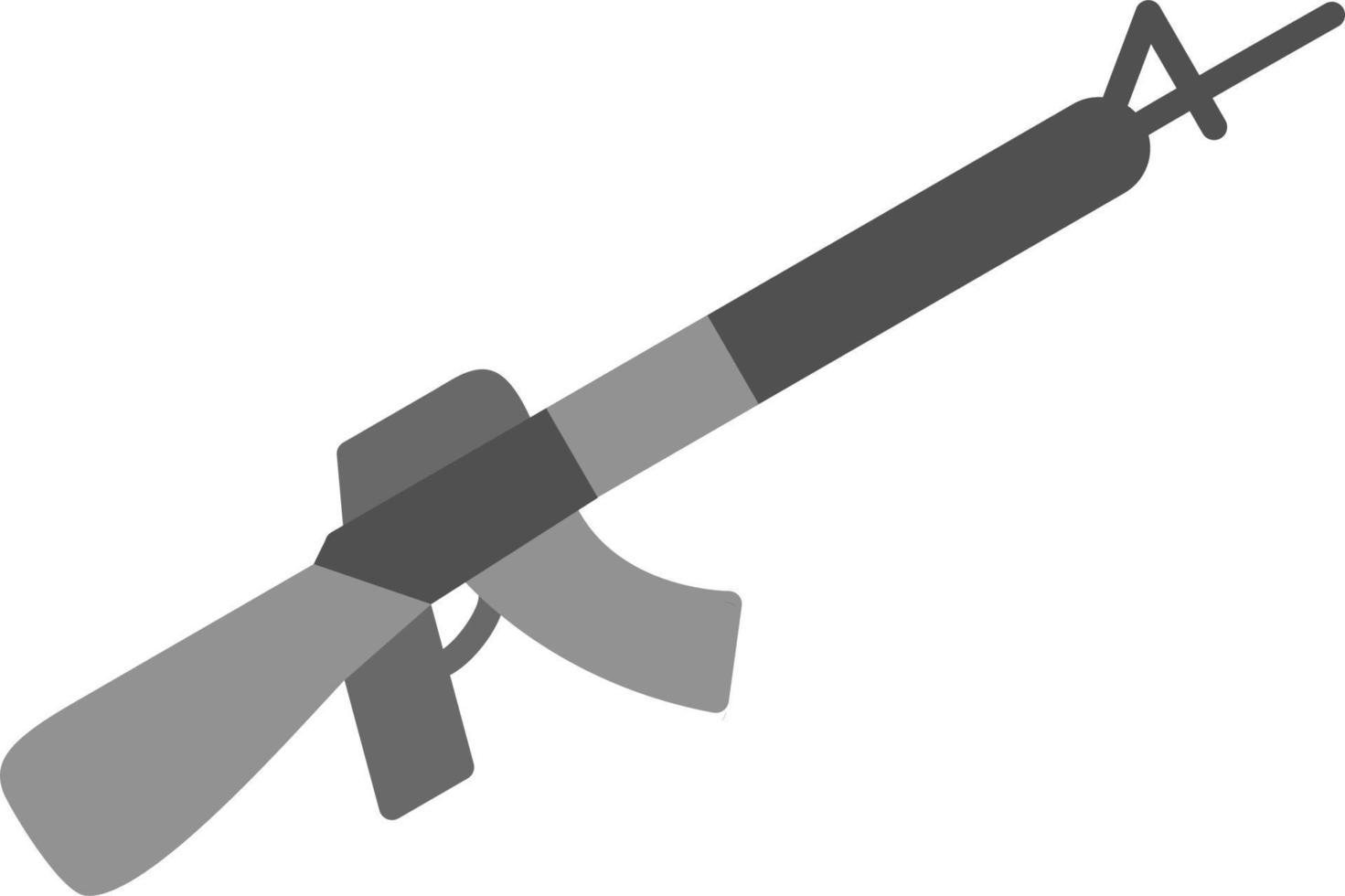 icono de vector de rifle de asalto