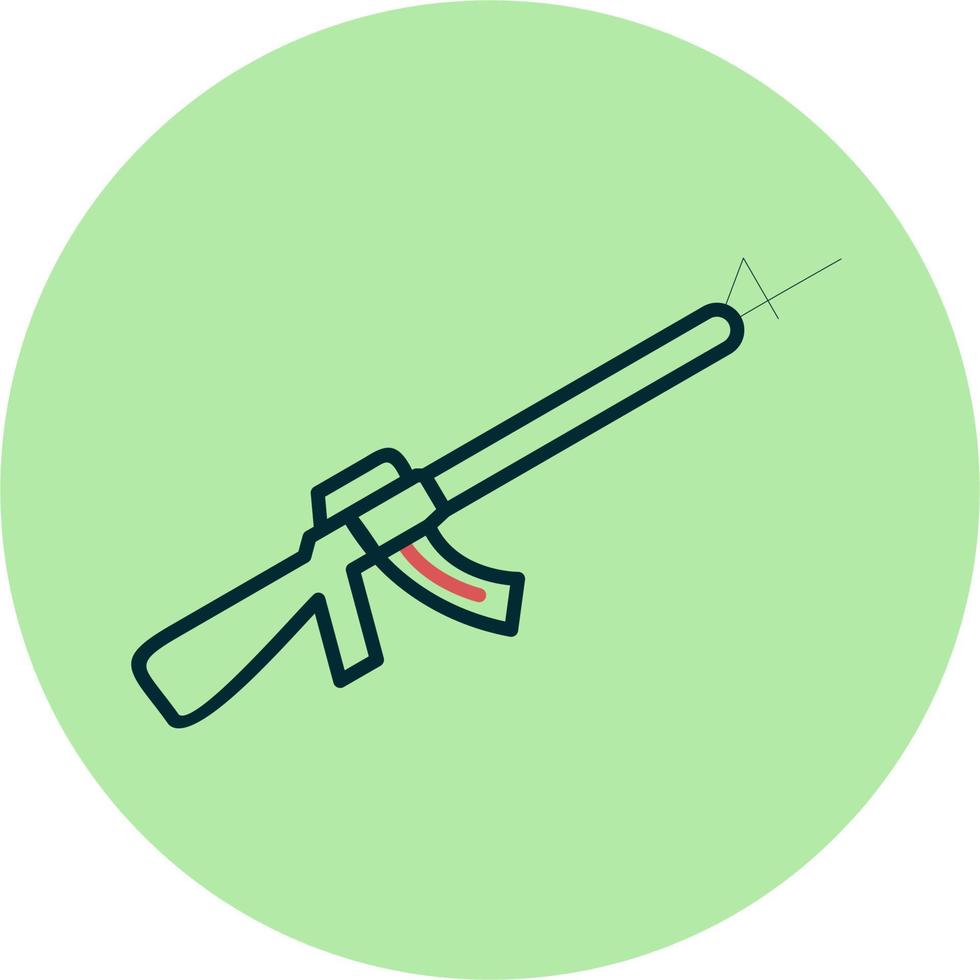 Assault Rifle Vector Icon
