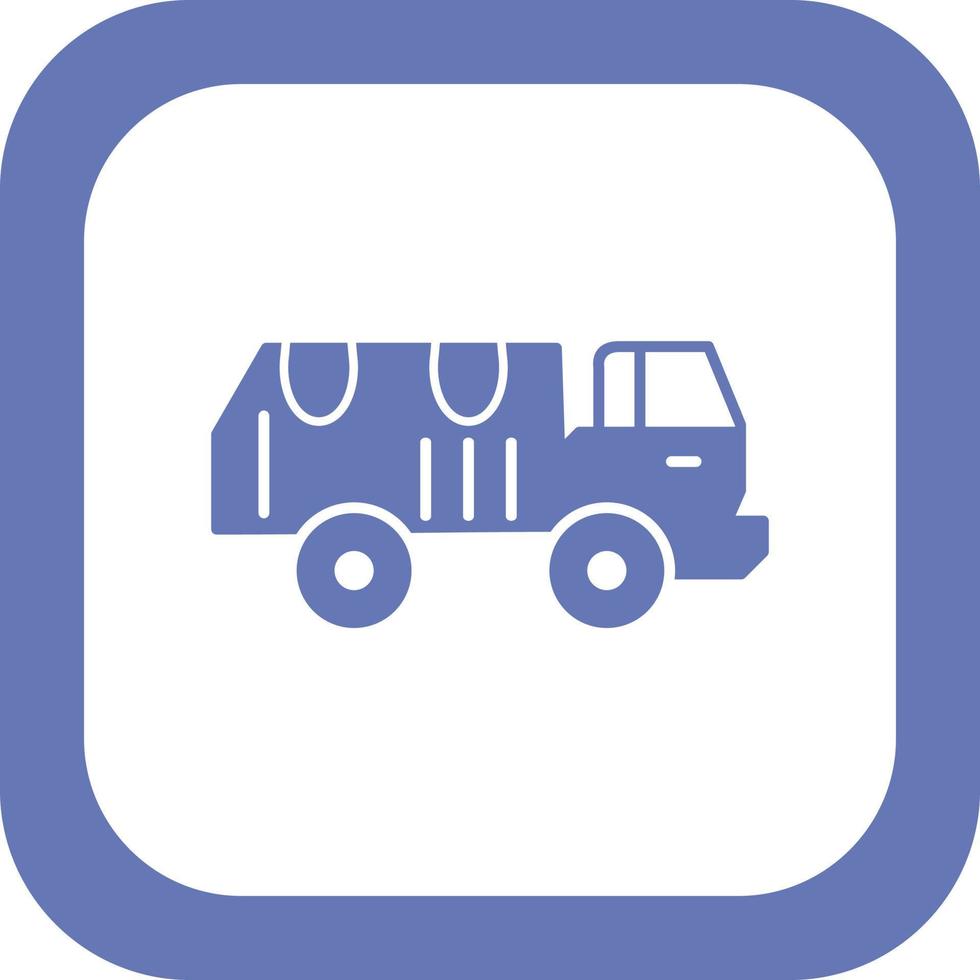 Military Truck Vector Icon
