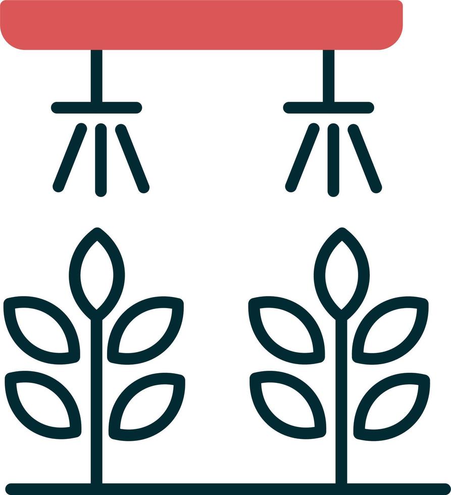 Hydroponic gardening Vector Icon