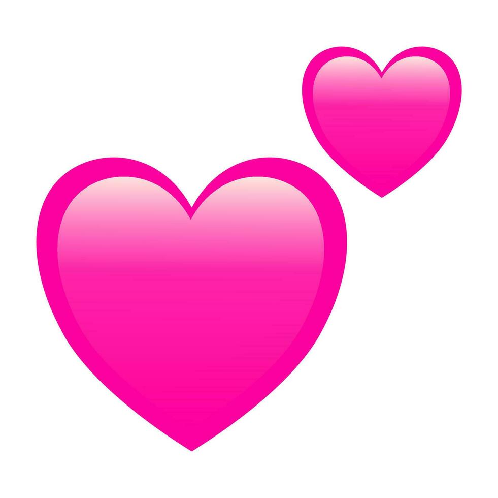 archivo vectorial emoji de corazón vector