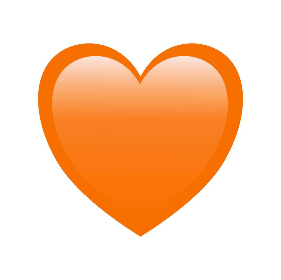 archivo vectorial emoji de corazón vector