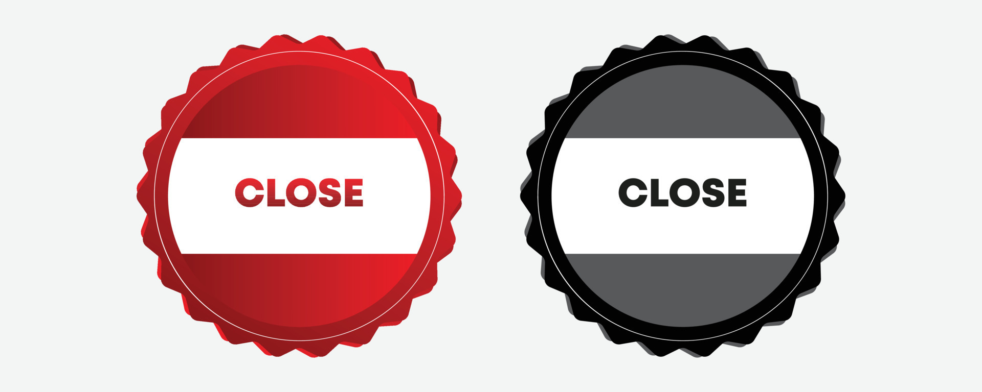 close stencil font stamp. close square grunge red sign, close seal
