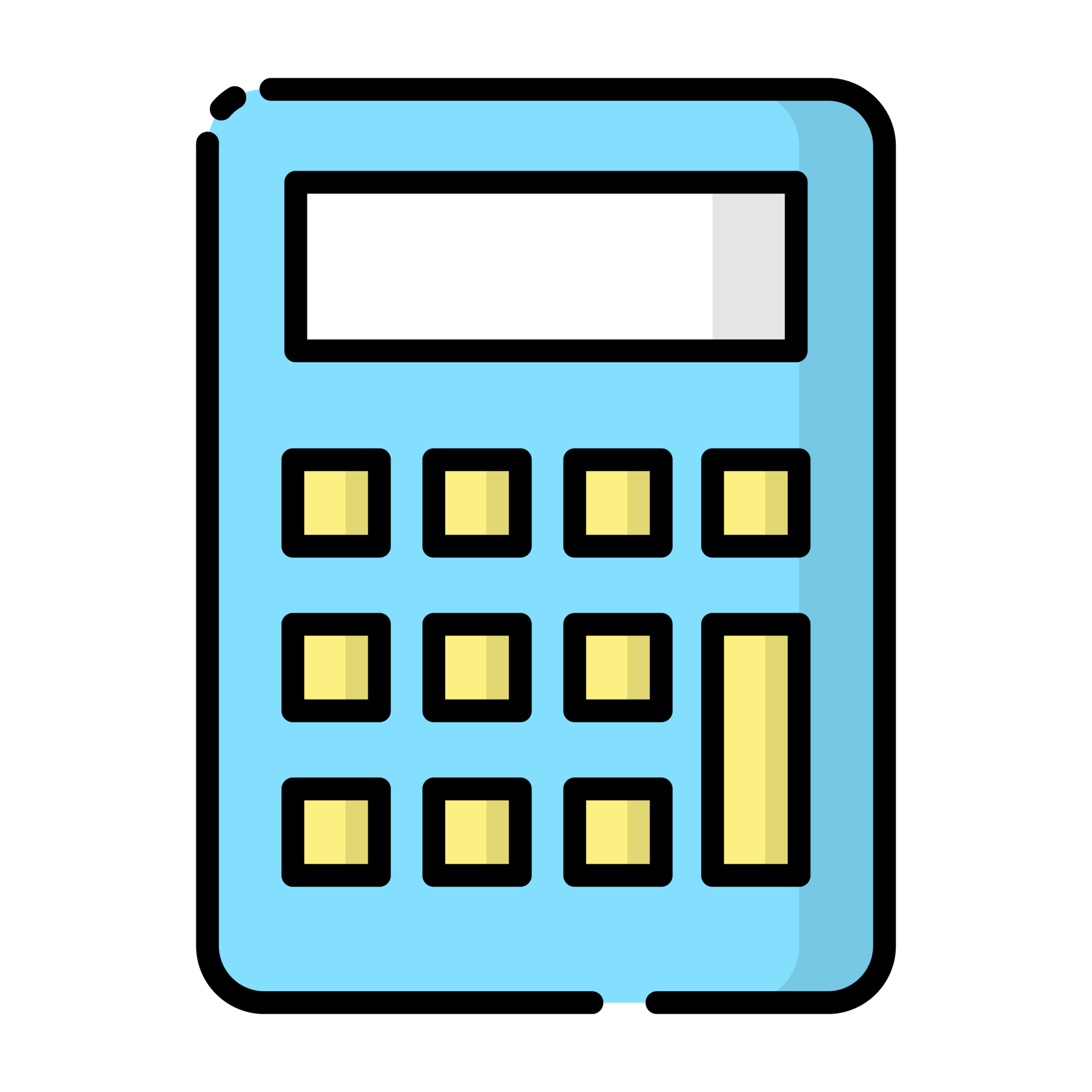 cartoon calculator