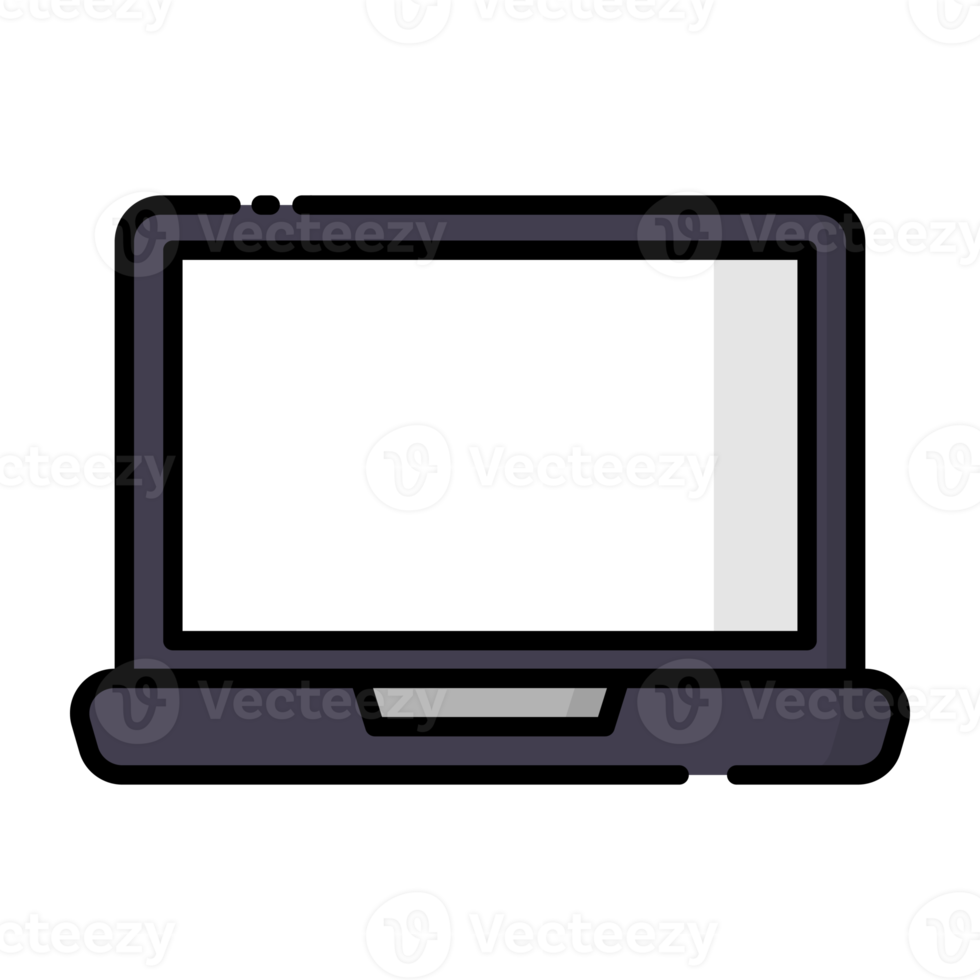 tekenfilm laptop icoon. png