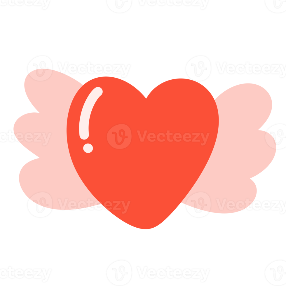 Heart with wings Icon. png